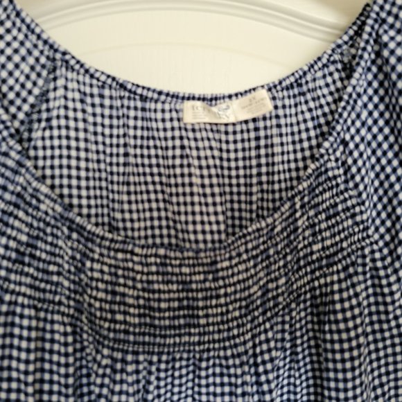 Terra and Sky Woman's Blue and White Size Blouse 2X - Picture 7 of 9